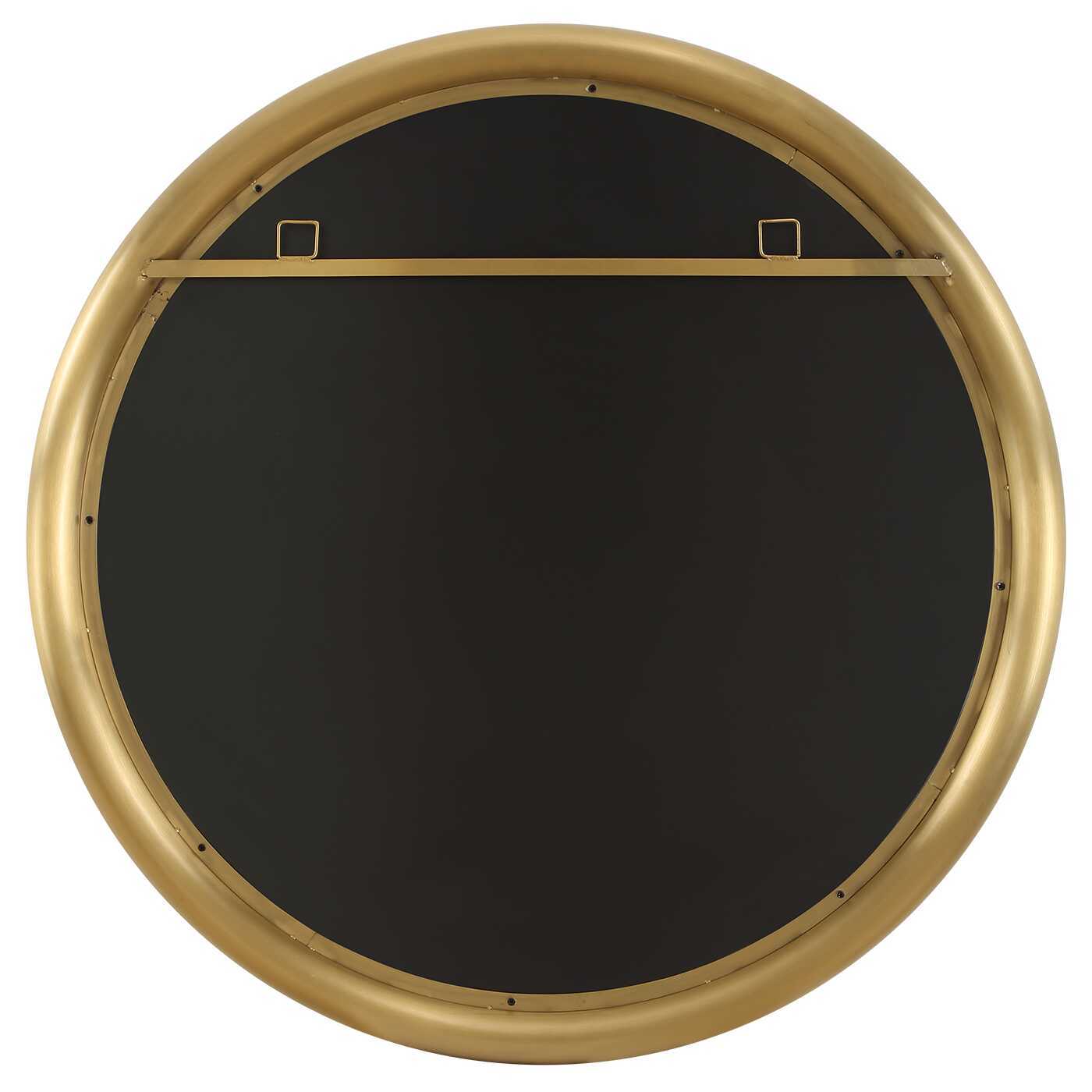Atkinson - Modern Round Mirror - Brass