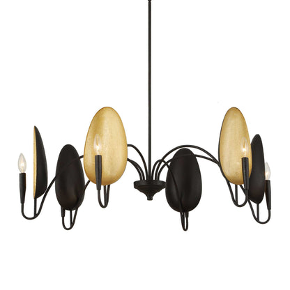 Warwick - 6 Light Chandelier - Matte Black