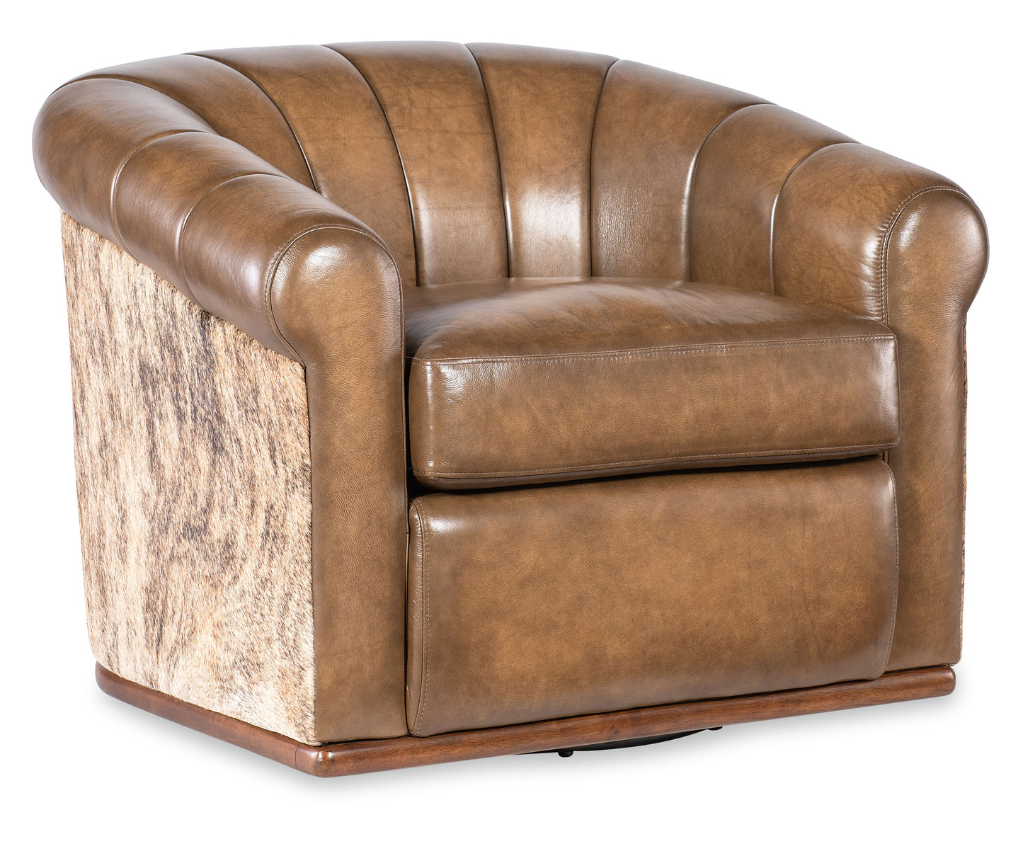 CC - Spencer Swivel Chair - Brown