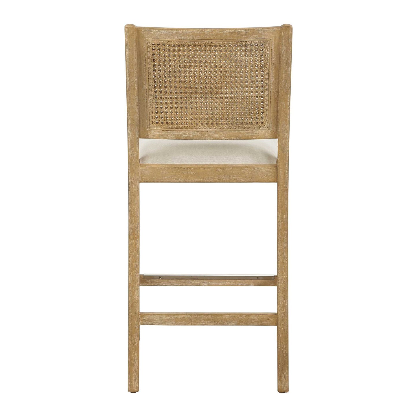 Interweave - Coastal Rattan Counter Stool - Brown