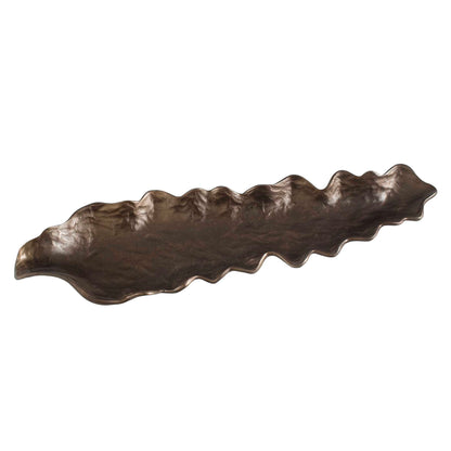Frond - Indoor-Outdoor Leaf Tray - Bronze
