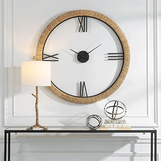 Montecito - Modern Wall Clock - Gold