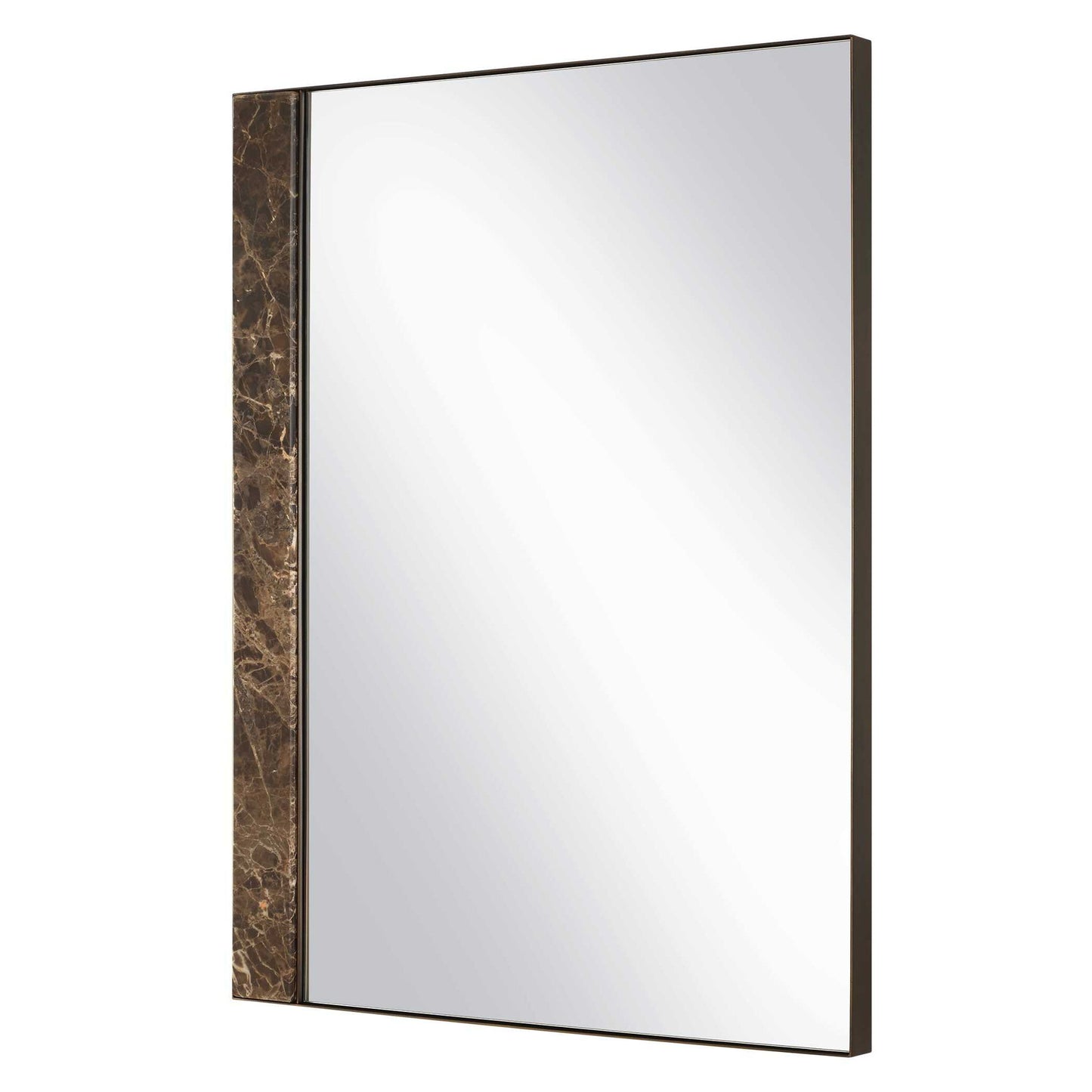Hanover - Marble Mirror - Bronze / Brown / Gold