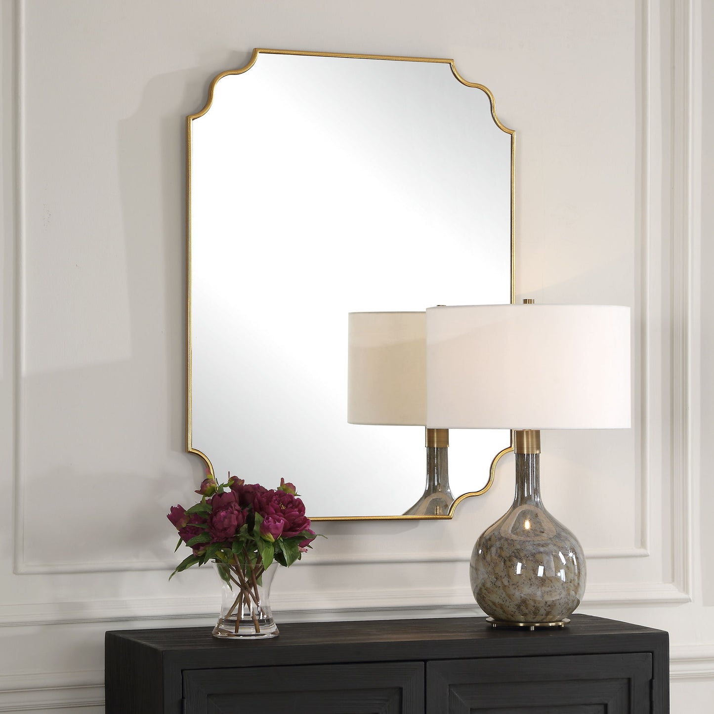 Lennyn - Gold Vanity Mirror