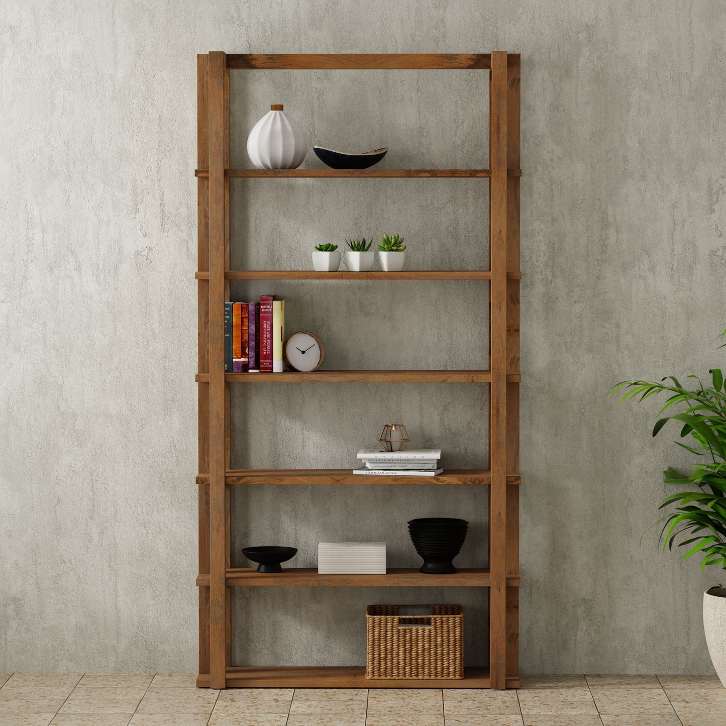Crossings - Downtown Bookcase - Amber