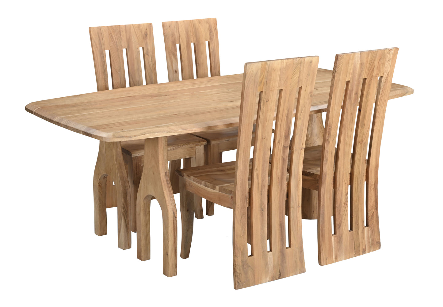 Yorkshire - Dining Table (2 Cartons) - Natural