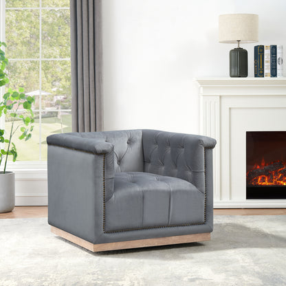 Rown - Accent Chair - Stone Gray