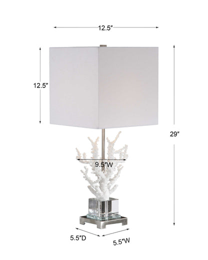 Corallo - Coral Table Lamp - White