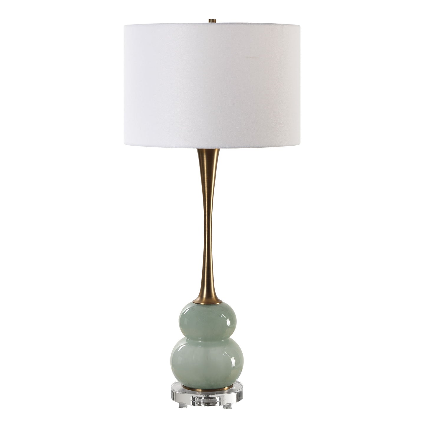 Sanctuary - Green Gray Table Lamp