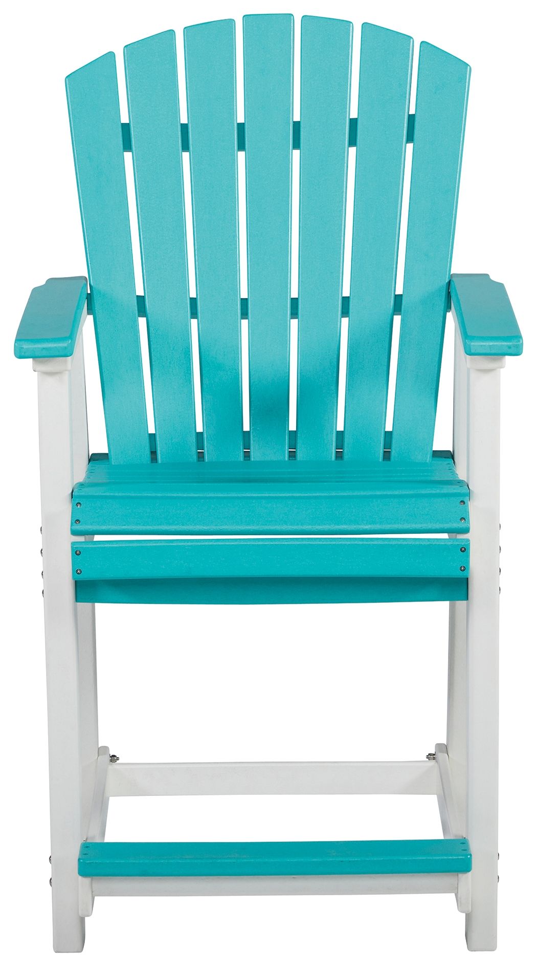 Eisely - Turquoise / White - Barstool (Set of 2)