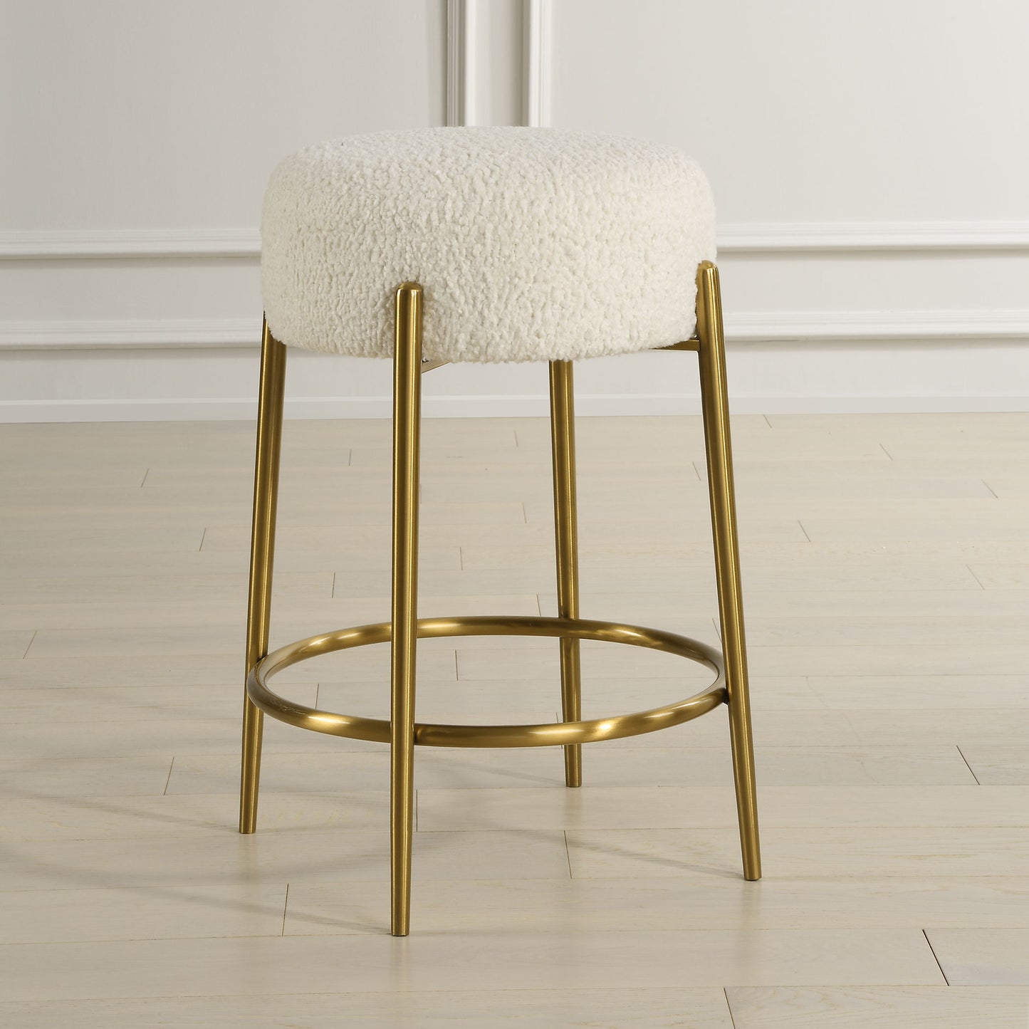 Arles - Brass Counter Stool