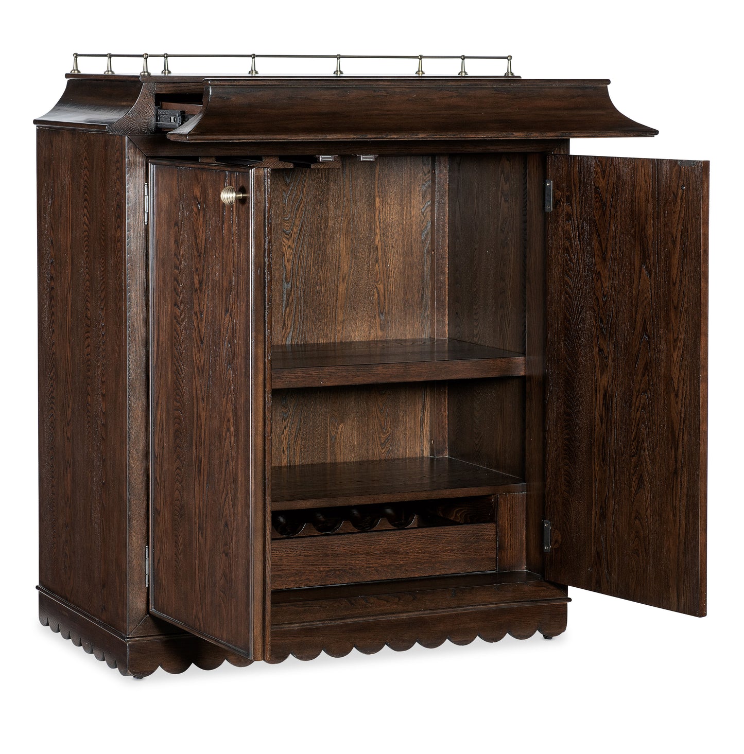 Commerce And Market - Dukes Bar Cabinet - Dark Brown