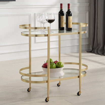 Isabelle - Gold Bar Cart