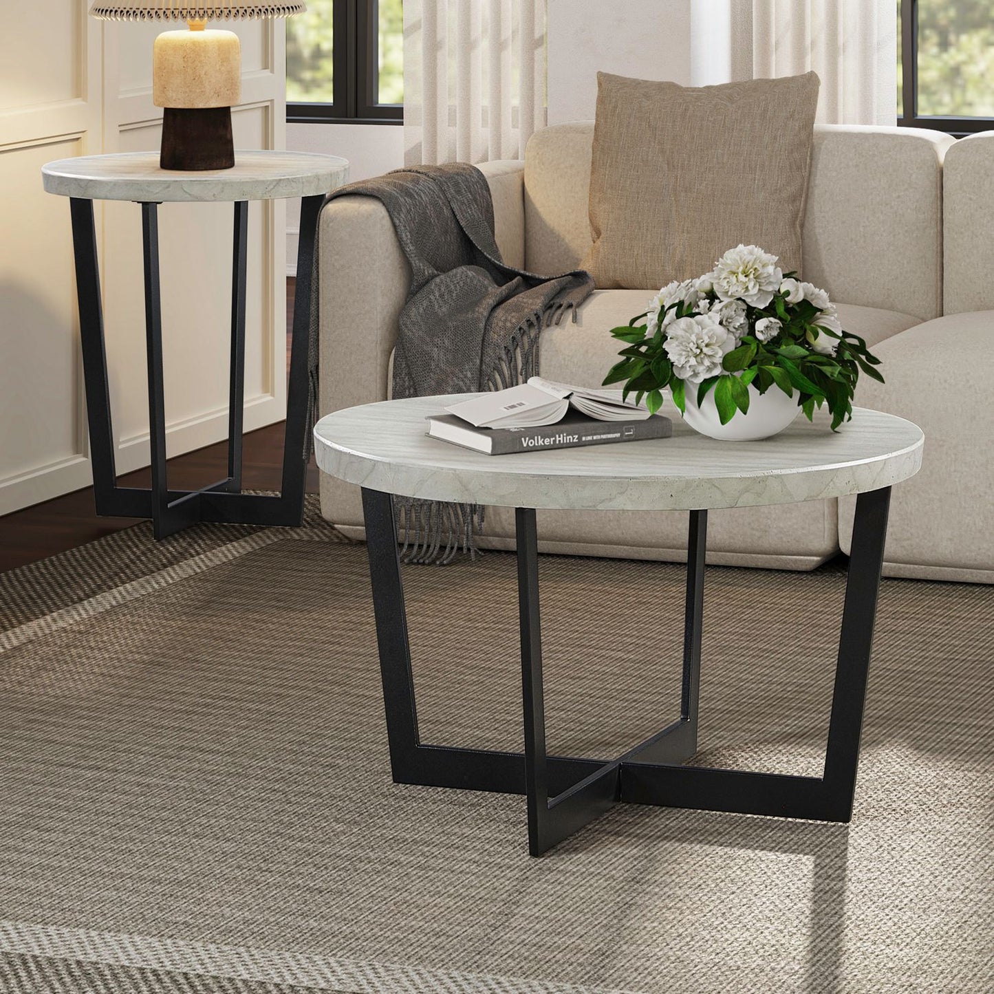 Pierce - 3 Piece Set (Cocktail Table And 2 End Tables) - Black