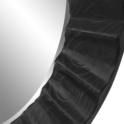 Caribou - Round Mirror - Black