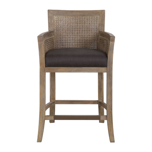 Encore - Counter Stool - Light Brown & Black