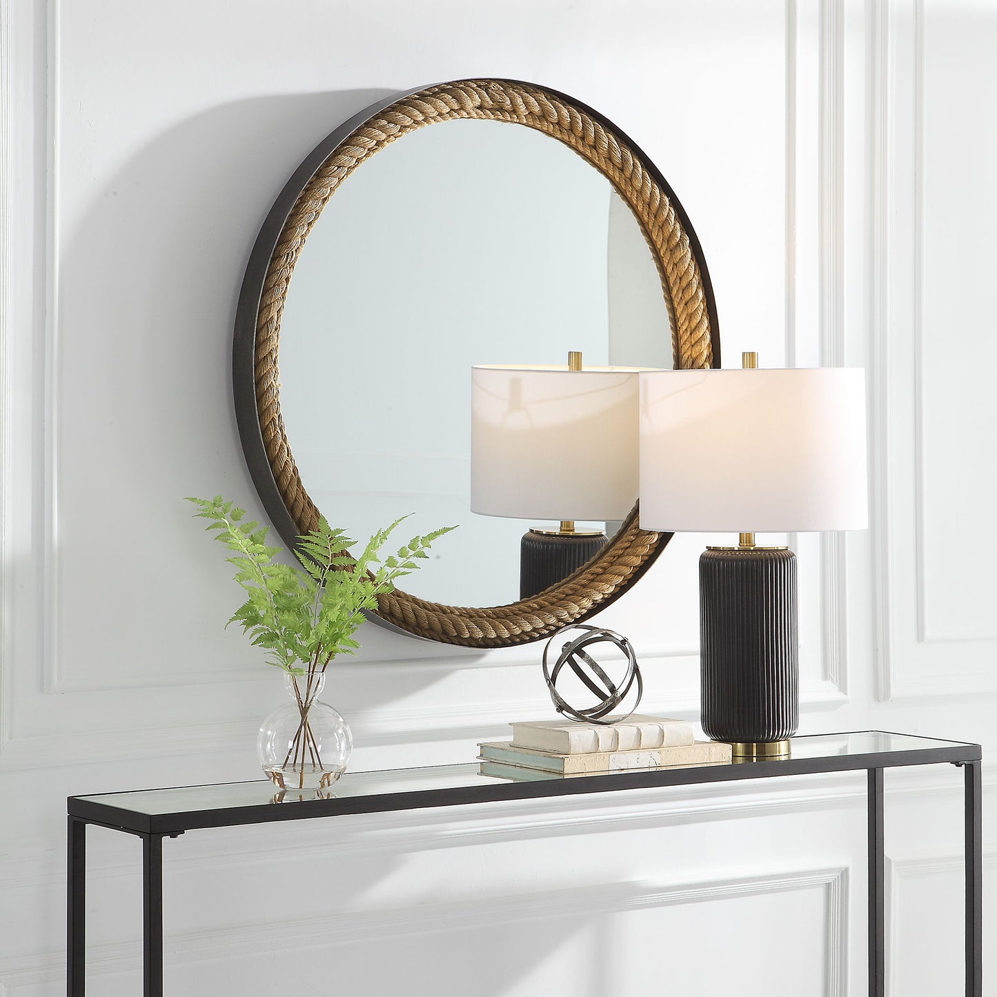 Bolton - Round Rope Mirror