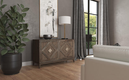 Commerce And Market - Carved Accent Chest