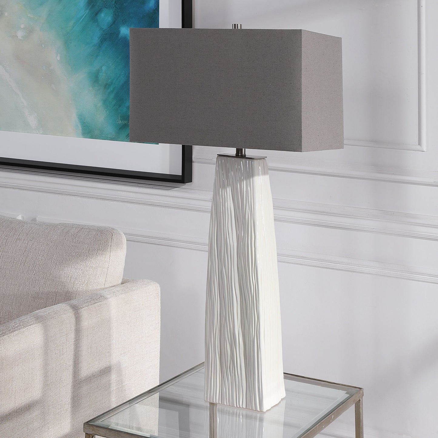 Sycamore - Table Lamp - White