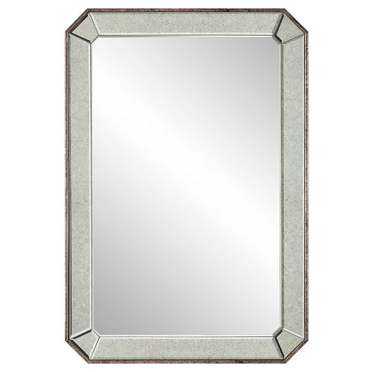 Cortona - Antiqued Vanity Mirror - Pearl Silver