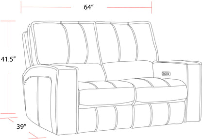 Rockford - Power Loveseat