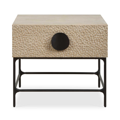 Lunar - Wooden Side Table - Black / Woodtone