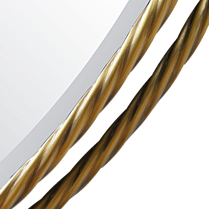 Guardrail - Round Mirror - Gold