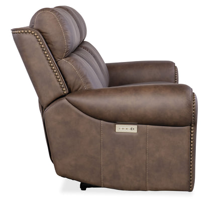 SS - Duncan Power Sofa With Power Headrest & Lumbar