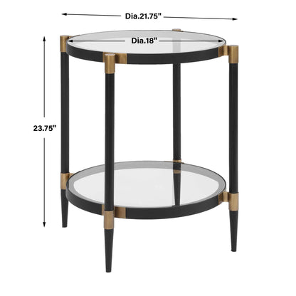 Chadid - Round Glass Table