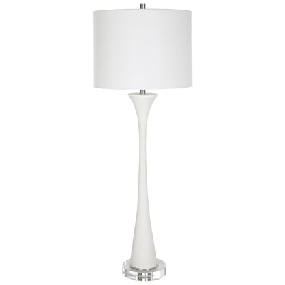 Fountain - Marble Buffet Lamp - White