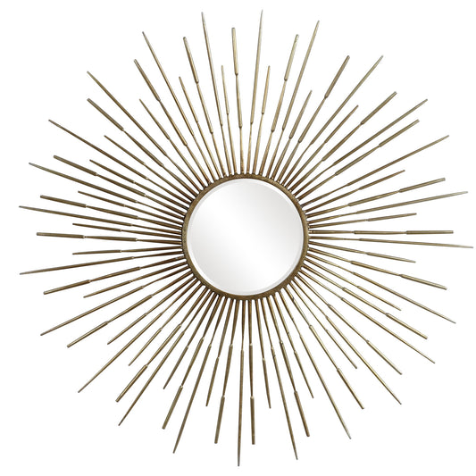 Golden - Rays Starburst Mirror - Gold