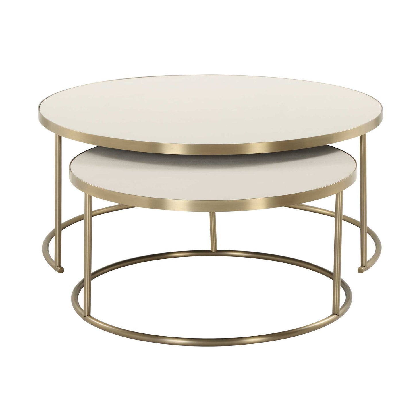Aragon - Nesting Coffee Tables (Set of 2) - White