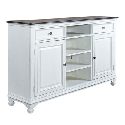Allyson Park - 68" Highboy TV Console - White