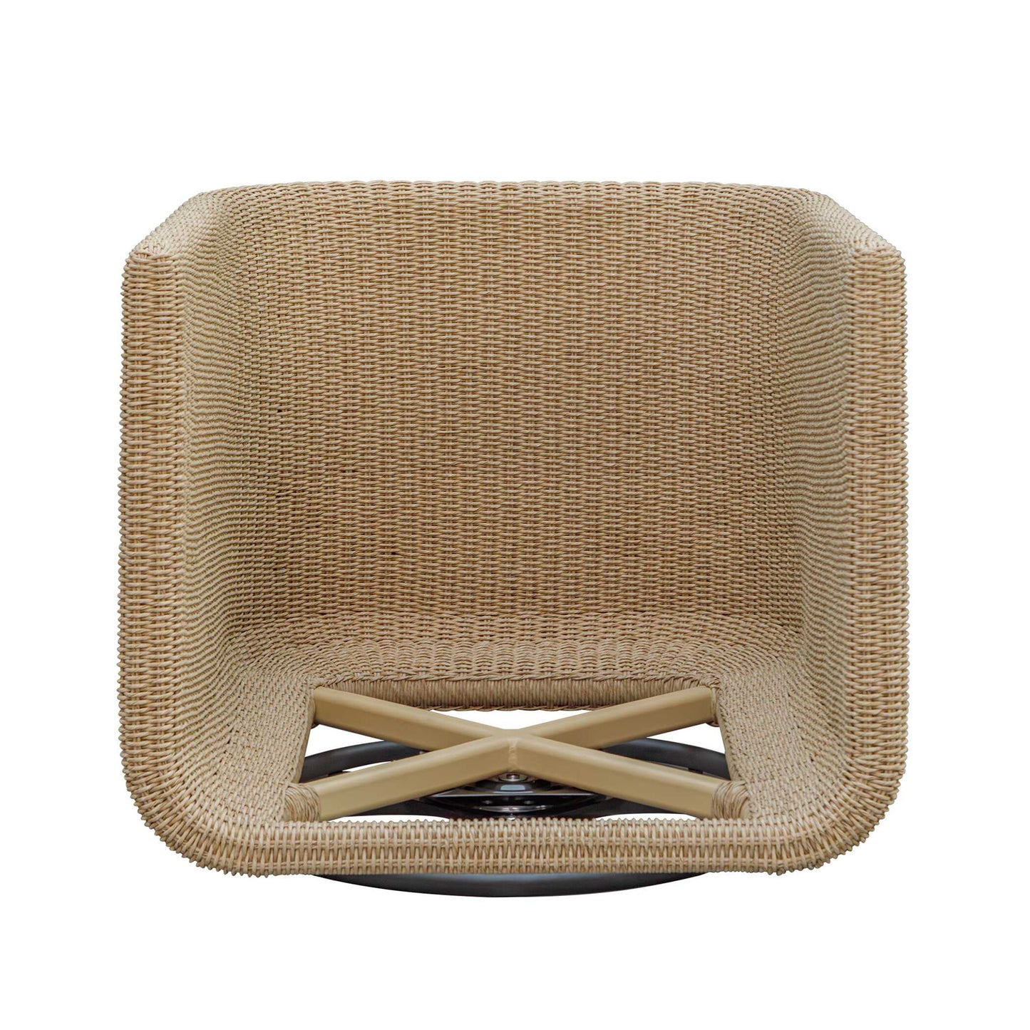 Santorini - Outdoor Swivel Lounge Chair - Brown