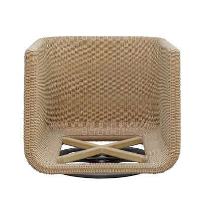 Santorini - Outdoor Swivel Lounge Chair - Brown