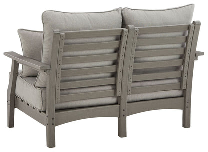 Visola - Gray - Loveseat w/Cushion