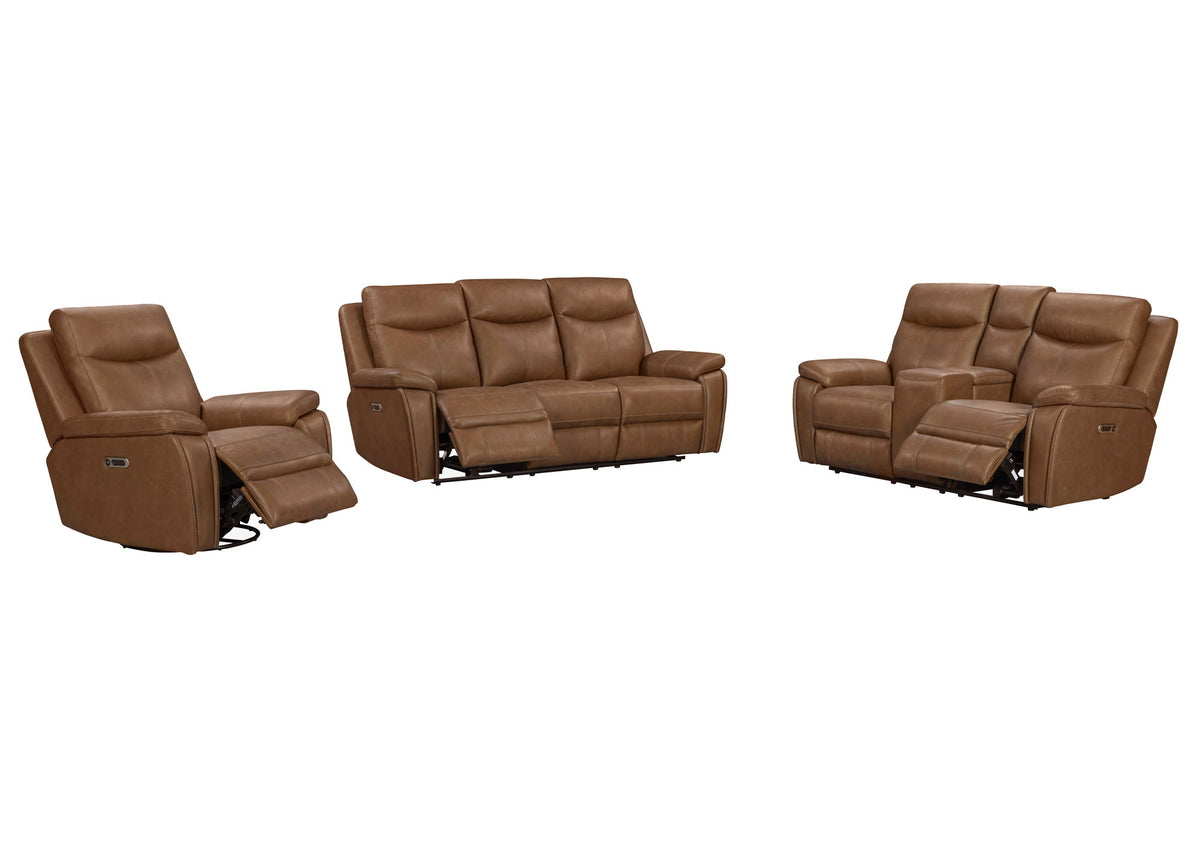Veracruz - Power Swivel Glider Recliner P2 - Vintage Tan