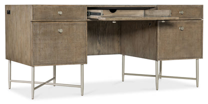 Sonnet - Sonnet Executive Desk - Dark Gray