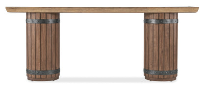Vineyard Row - Console Table - Dark Brown