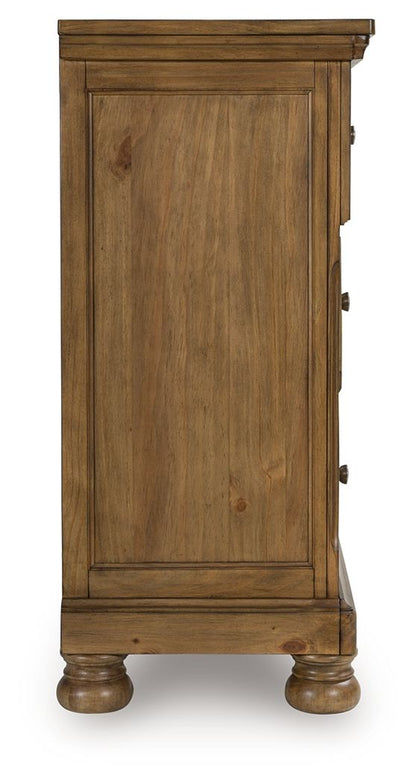 Feddinger - Medium Brown - Dresser