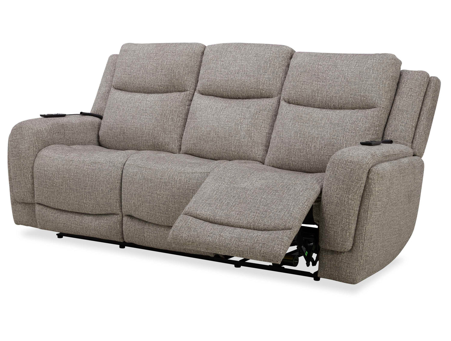 Penfield - Power Reclining Zero Gravity Sofa With Heat, Massage And Speaker - Frappe