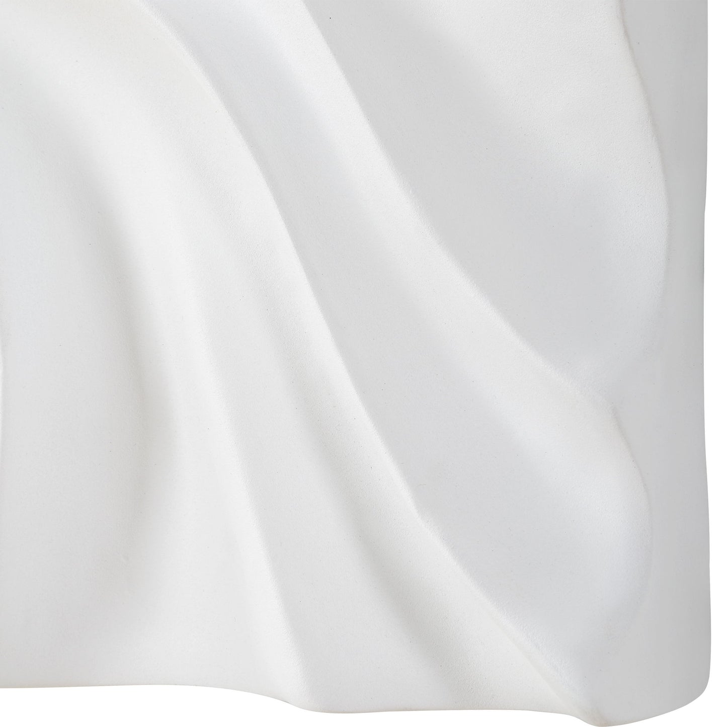 Snowdrift - Scultped White Wall Decor (Set of 4)