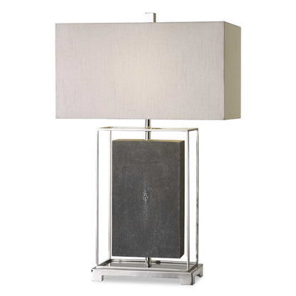 Sakana - Textured Table Lamp - Gray