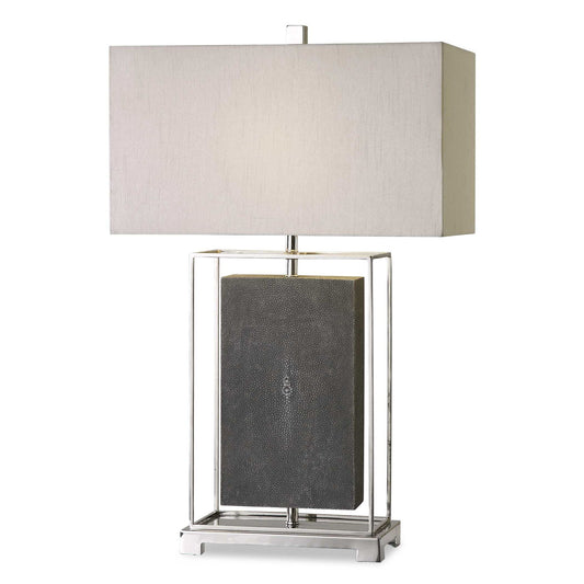 Sakana - Textured Table Lamp - Gray