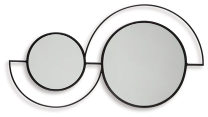 Shayham - Black - Accent Mirror