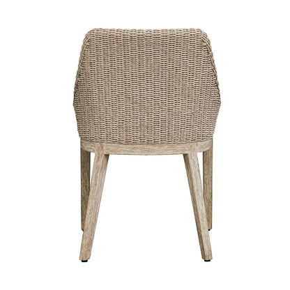 Paloma - Outdoor Wicker Dining Chair - Gray