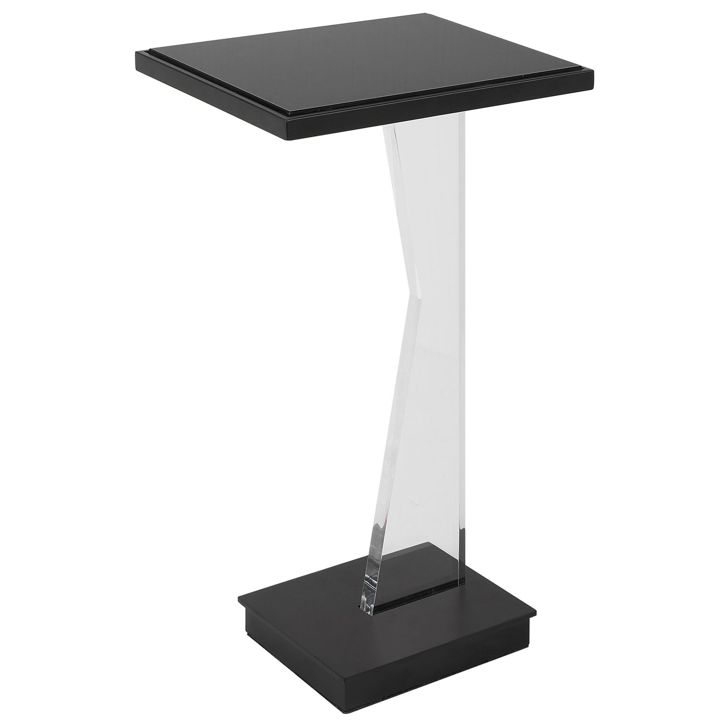 Angle - Contemporary Accent Table - Black