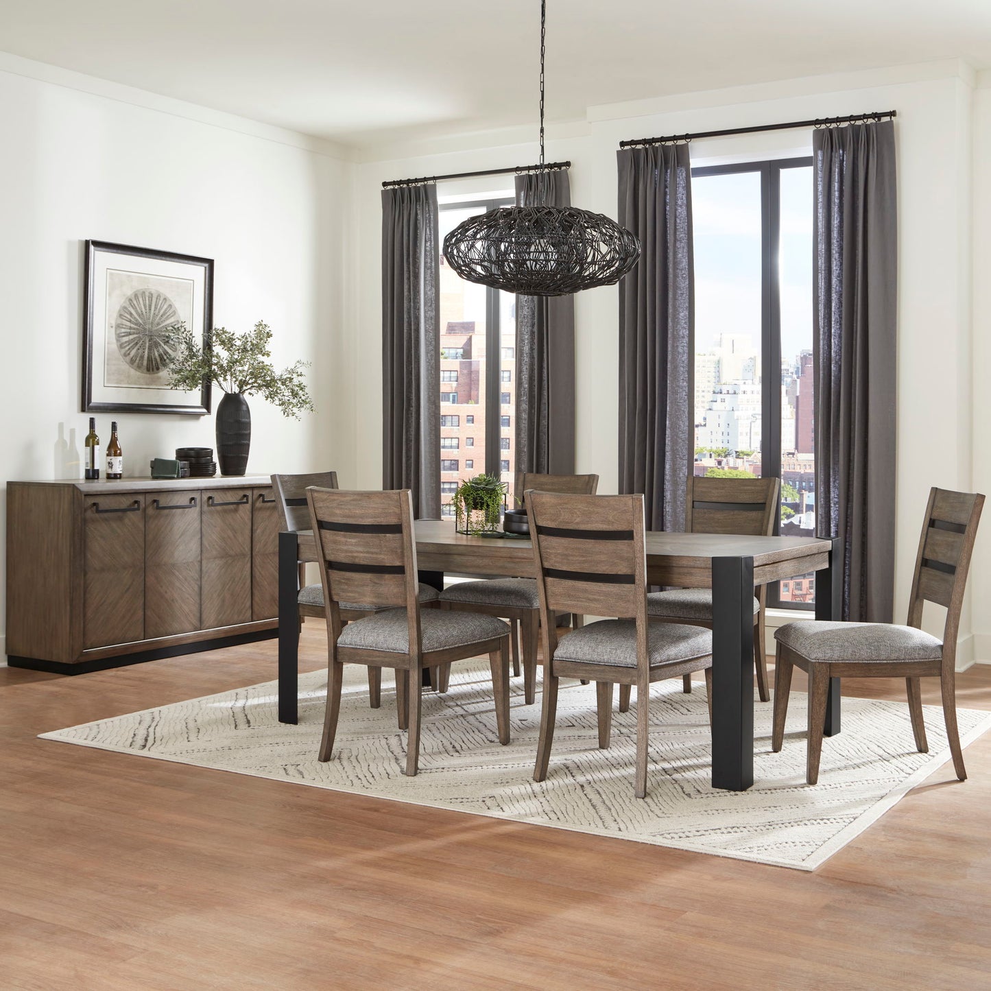 Cedar Fork - Dining Chair (Set of 2) - Smoked Arabica