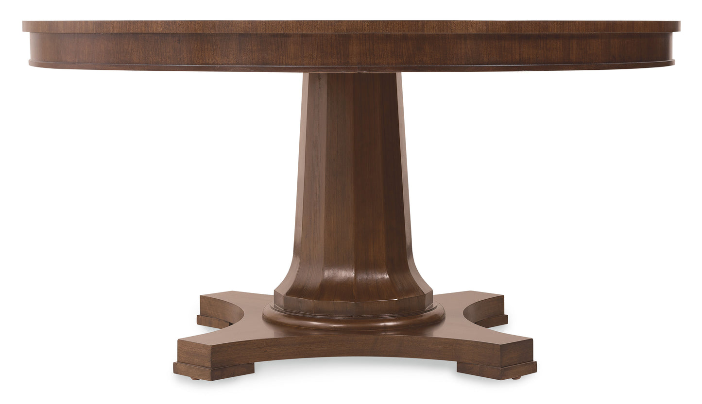 Archives - Round Pedestal Dining Table - Dark Brown