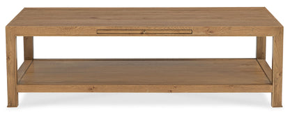 Cashiers - Large Rectangle Cocktail Table - Almond